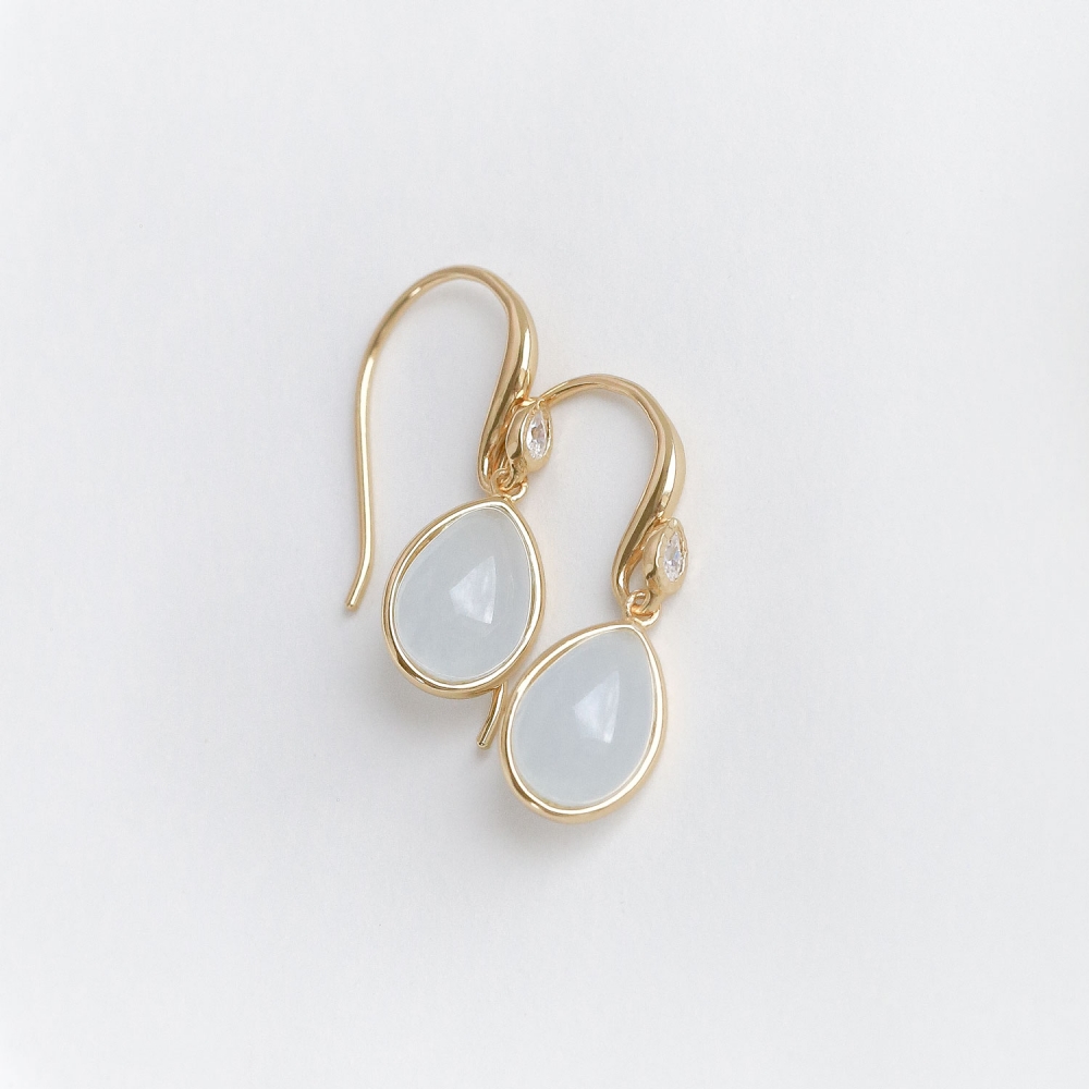 Earrings CARO Blue Quartz