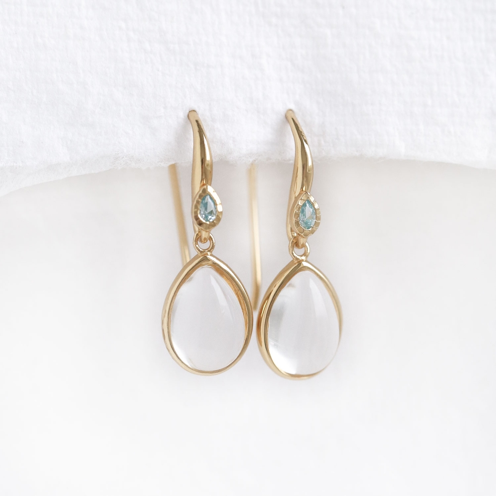 Earrings CARO Crystal Quarz