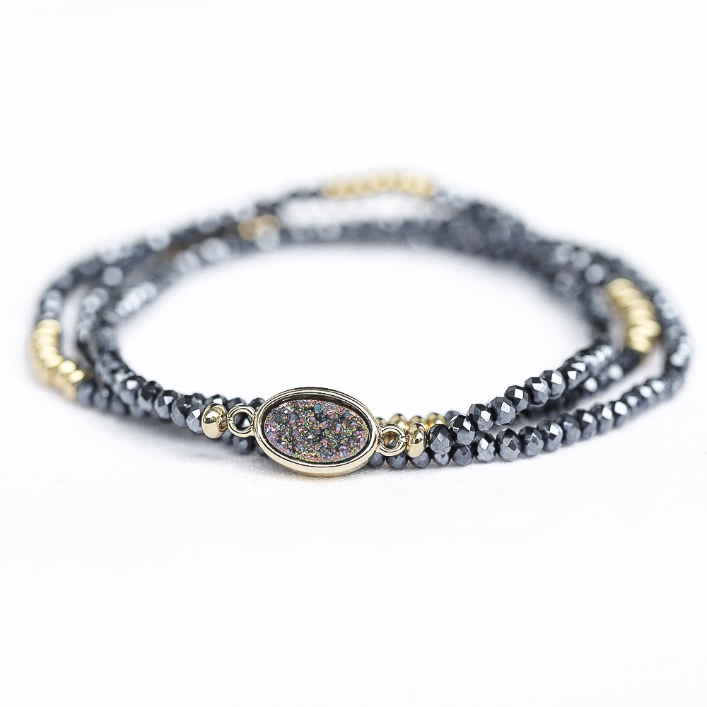 Armband GLAMOUR anthrazit